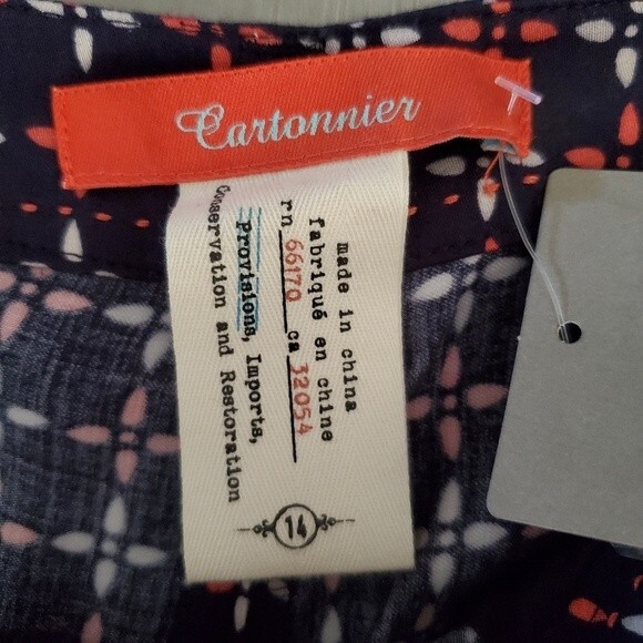 Anthropologie Cartonnier Wide Leg Star Flower Print Palazzo Pants 14 NWT - Picture 10 of 12